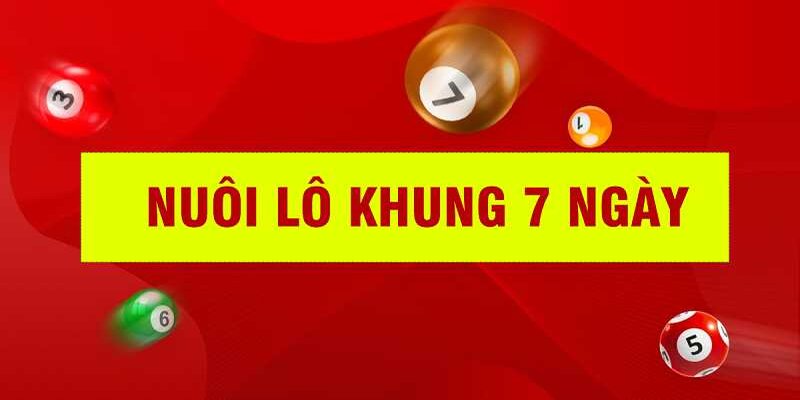 Nuôi lô khung 7 ngày là cách chơi của cao thủ để kiếm lãi to